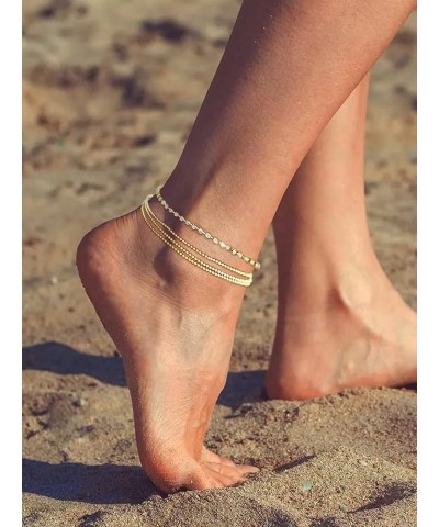 Anklets for Women Beach Ankle Bracelets Gold Anklets for Girls Link Chain Anklets for Women Waterproof Dainty Jewelry Gift fo...