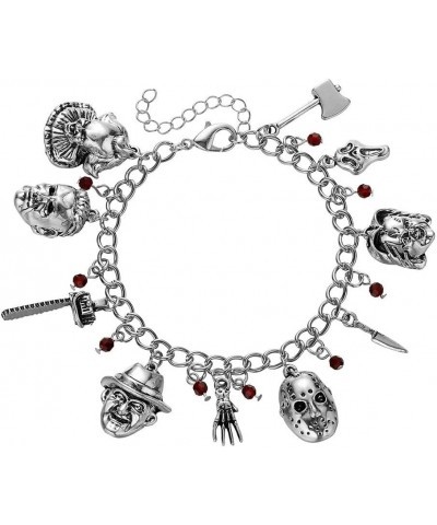 Womens Charm Bracelets - Horror Movies Jewelry Merchandise for Women Cheeky Charm Bracelet $12.18 Bracelets