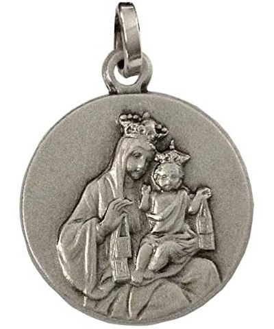 925 STERLING SILVER CARMEL SCAPULAR MEDAL (OUR LADY OF MOUNT CARMEL - VIRGIN OF CARMEL) - 100% MADE IN ITALY $33.34 Pendants