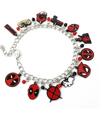 Universe of Fandoms Superhero Charm Bracelet Gifts for Women gir 4 $10.06 Others