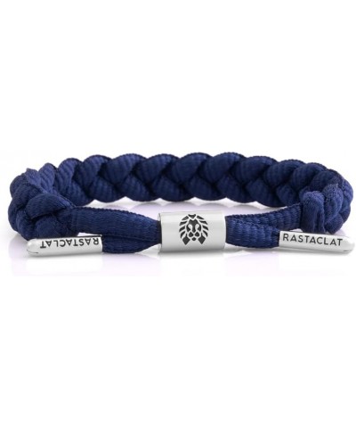 Original Onyx Hand Braided Men's Adjustable Bracelets for All Ages Onyx Silver | Navy Small/Medium 4.5-6 Inches $10.15 Bracelets