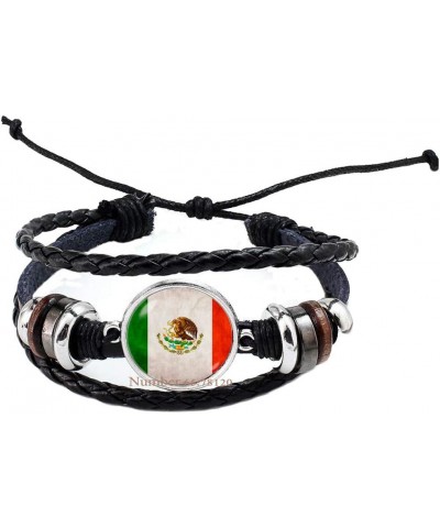 Mexico Mexican Flag Bangle&Bracelet,Mexican Bracelet,Mexico Jewelry,Flag Bracelet Bangle,BV022 $6.15 Bracelets