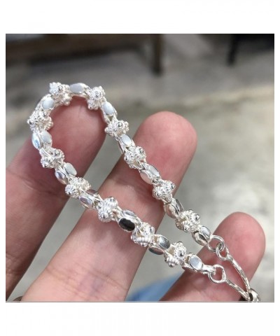 925 Sterling Silver Small Nut Bracelet Nutlet Bracelet-1Pcs $39.00 Bracelets