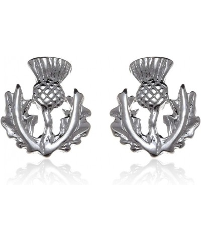 Sterling Silver Thistle Earrings $13.79 Earrings