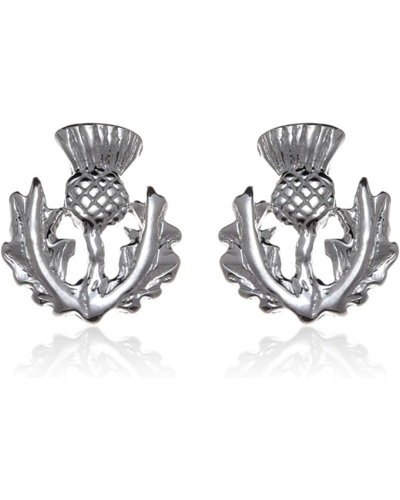 Sterling Silver Thistle Earrings $13.79 Earrings