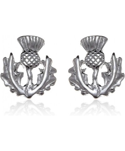 Sterling Silver Thistle Earrings $13.79 Earrings