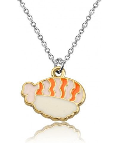 Funny Sushi Necklace Sushi Rice Ball Necklace Rice Food Gift Sushi Lover Gift Sushi Cuisine Gift $11.33 Necklaces