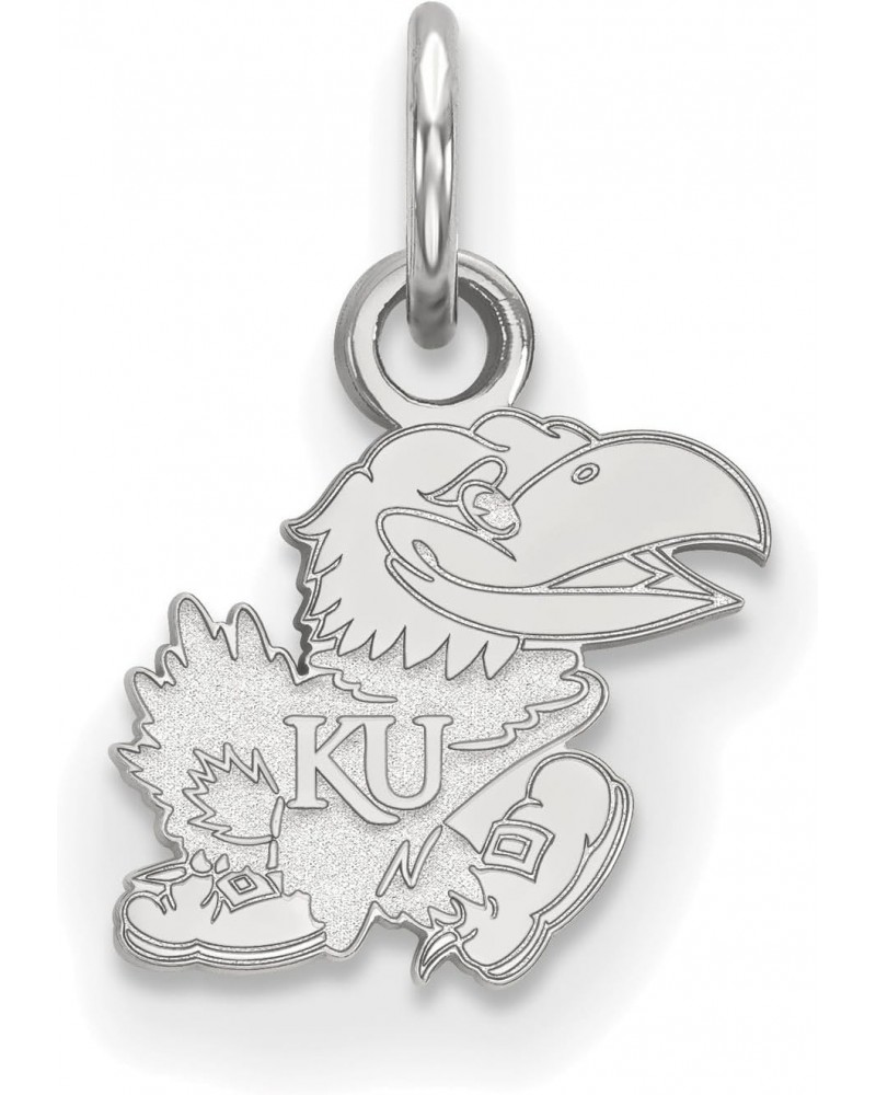 University of Kansas Jayhawks Right Walking School Mascot Pendant in Sterling Silver 10 mm x 10 mm $29.69 Pendants