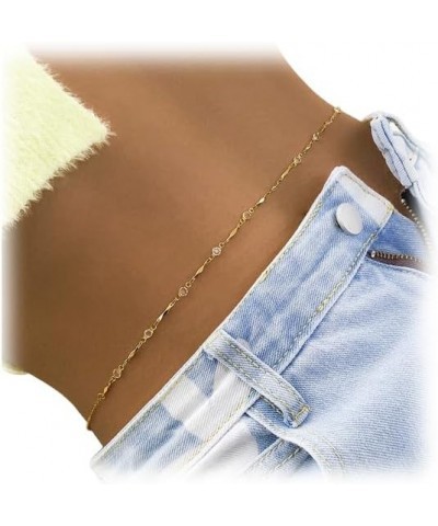 Summer Beaded Waist Chain Metal Bikini Multi Layer Waist Belly Chain Jewelry Sexy Beach Beads Body Chain Pearl Simple Waist C...