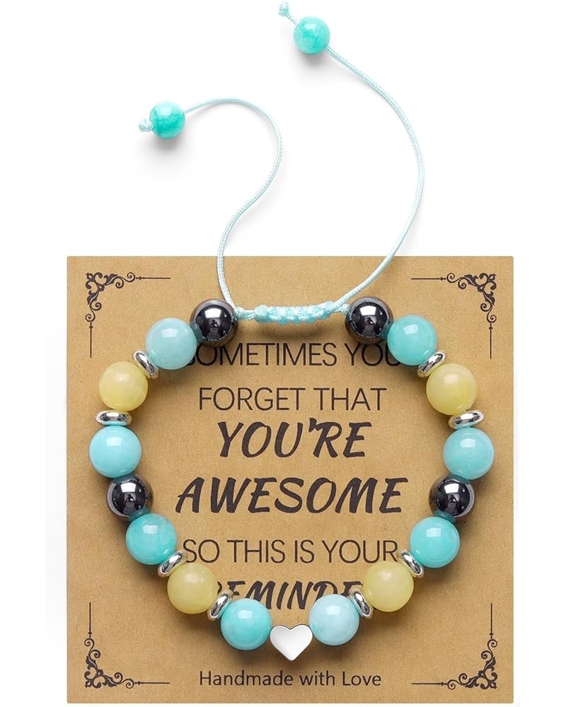 Healing Bracelets for Women for Teen Girl Gifts Trendy Stuff "Sometimes You Forget You're Awesome" Graduation Birthday Gifts ...