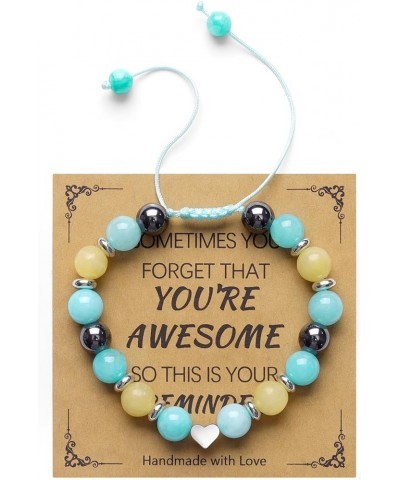 Healing Bracelets for Women for Teen Girl Gifts Trendy Stuff "Sometimes You Forget You're Awesome" Graduation Birthday Gifts ...