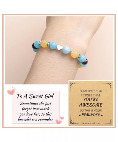 Healing Bracelets for Women for Teen Girl Gifts Trendy Stuff "Sometimes You Forget You're Awesome" Graduation Birthday Gifts ...