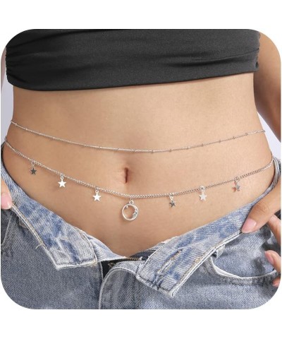 Waist Chain Body Chain Jewelry for Women Belly Chain for Teen Girls Summer Beach Jewelry for Teen Girls C1 $7.79 Body Jewelry