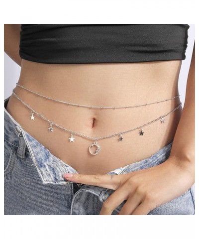 Waist Chain Body Chain Jewelry for Women Belly Chain for Teen Girls Summer Beach Jewelry for Teen Girls C1 $7.79 Body Jewelry