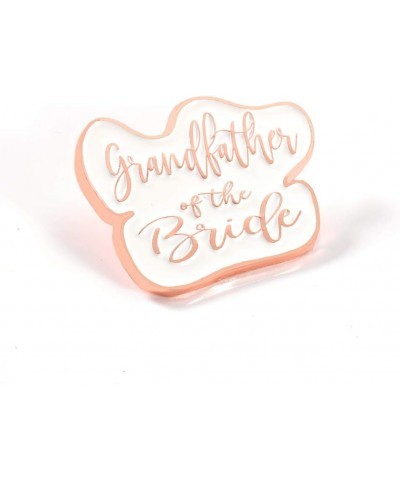 Wedding Enamel Pin for Women Mom Personalized Gift for Her Bride Brooch Gifts for Bridesmaids Alphabet Jewelry Grandfather of...