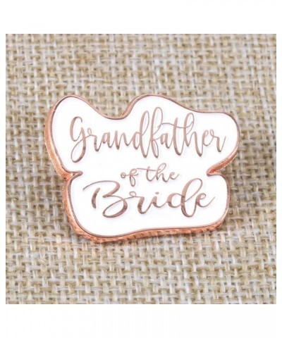 Wedding Enamel Pin for Women Mom Personalized Gift for Her Bride Brooch Gifts for Bridesmaids Alphabet Jewelry Grandfather of...