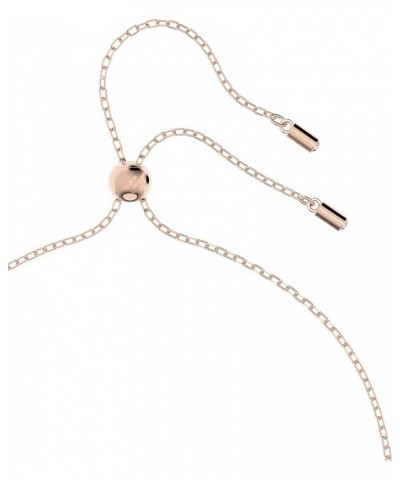 Hollow Collection Interloocking Loop Pendant Necklace Rose Gold $49.53 Necklaces