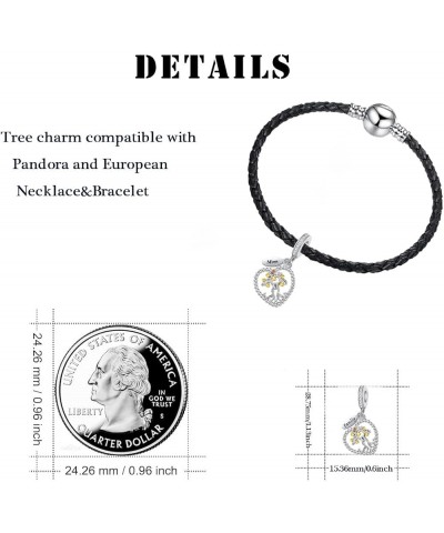 Family Tree of Life Heart Pendant Charm for Pandora Bracelet Necklace Mom $8.69 Bracelets