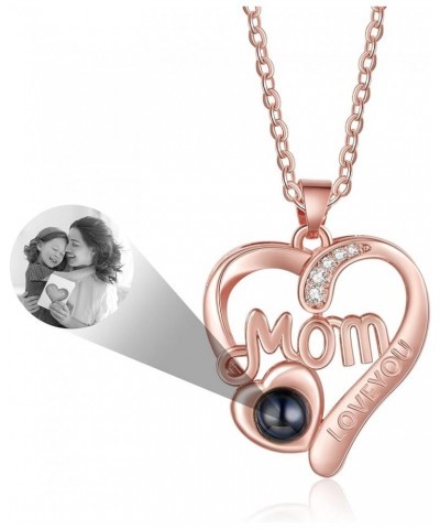 Custom Necklace with Picture Inside Personalized Photo Projection Necklace Mother Necklace Engraved Picture Memorial Neckalce...