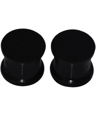 24pcs 6G-15/16 inch Luminous Saddle Silicone Double Flared Ear Plugs Kit Ear Stretching Set Black $10.63 Men's Jewelry