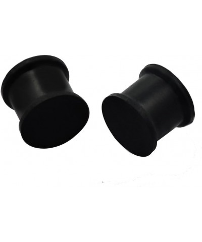 24pcs 6G-15/16 inch Luminous Saddle Silicone Double Flared Ear Plugs Kit Ear Stretching Set Black $10.63 Men's Jewelry