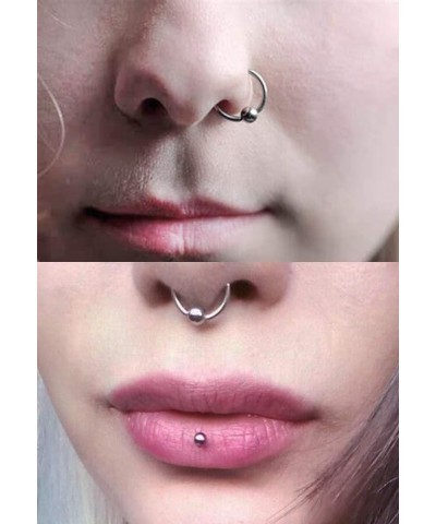 Fake Nose Ring Fake Septum Fake Nose Rings Faux Nose Rings for Women Fake Nose Piercing Clip On Nose Ring non Piercing Fake N...