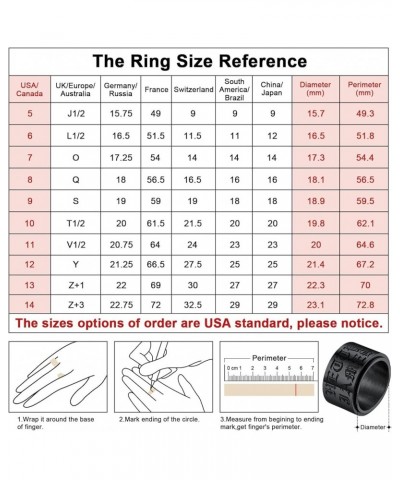 Personalized Custom Name Fidget Ring for Men Women, 9MM/15MM Stainless Steel Customized Spinner Band with Delicate Packaging ...