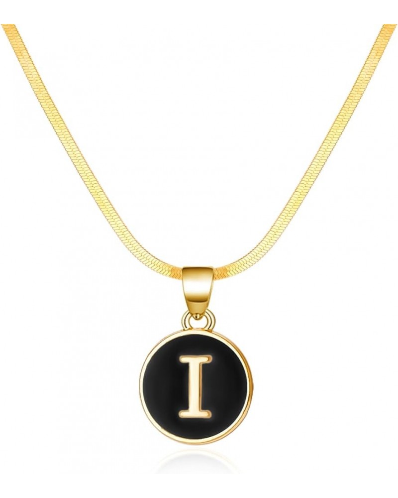 Initial Necklaces for Women, A-Z Trendy Pendant Necklace, Simple Custom Dainty Gold Letter Necklace, Personalized Monogram Wo...