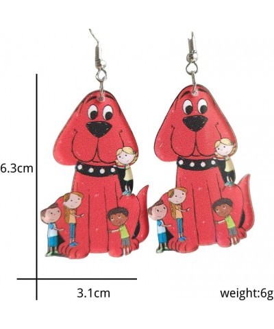 Unique Wooden Acrylic Drop Dangle Earrings Cute Cat Dog Elephant Frog Asymmetric Funny Earrings Lightweight Charm Jewelry Bac...