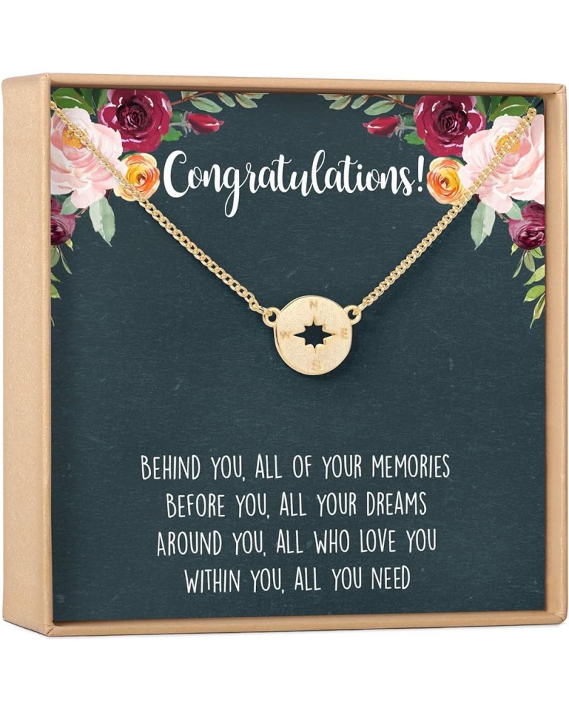 Infinity Congratulations Necklace | Prefect Gifts For Women and Girls | Modern Jewelry Pendant with Heartfelt Card | Graduati...