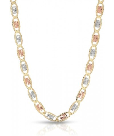 14K Tri-Color Gold Chain Necklace (Length: 16"-24") 20.0 Inches tri-color-gold, width: 2.0mm $120.00 Necklaces