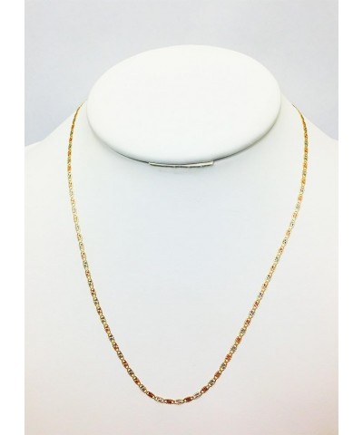 14K Tri-Color Gold Chain Necklace (Length: 16"-24") 20.0 Inches tri-color-gold, width: 2.0mm $120.00 Necklaces