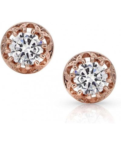 Western Lifestyle Rose Gold Earrings (Sunlit Lucky Water) $26.00 Earrings