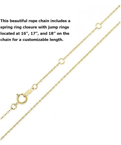 10K White, Rose, or Yellow Gold 1/4, 1/2 or 1 Cttw Diamond Heart Pendant Necklace (I-J,I2-I3), 18" Chain Yellow Gold 0.26 car...