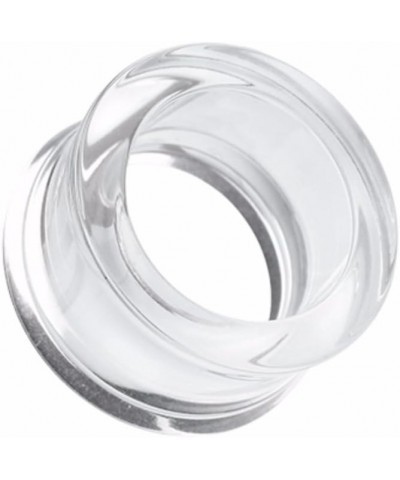 Basic Acrylic Double Flared Ear Gauge WildKlass Tunnel Plug (Sold as Pairs) 23/32" (18mm) Clear $9.68 Body Jewelry