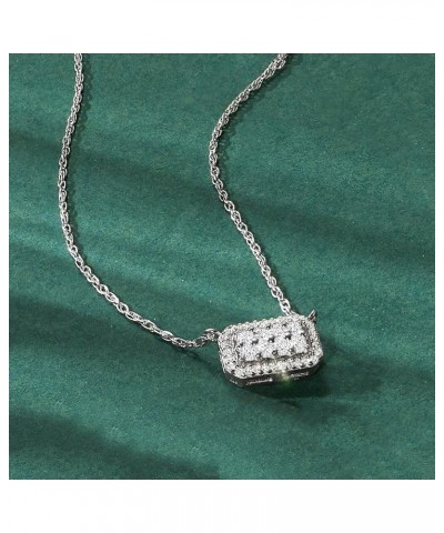 Ross-Simons 0.25 ct. t.w. Diamond Cluster Necklace in Sterling Silver. 16 inches $62.90 Necklaces