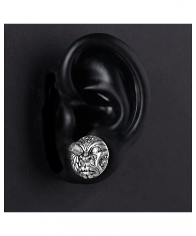 2PCS Surgical Steel Screw Fit Flesh Tunnels Skeleton Gothic Ear Expander Stretching Plugs Gauge 0G-1"(8mm-25mm) 00g-10mm 3 Si...