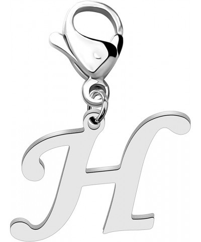 Intial Letter A-Z Alphabet Charm Alphabet Jewelry for Women Gifts for Friends Clasps for jewelry H $10.20 Bracelets