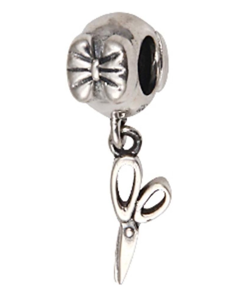 Hairstylist Hair Dresser Charm -for European Bracelet (Scissors) $10.01 Bracelets