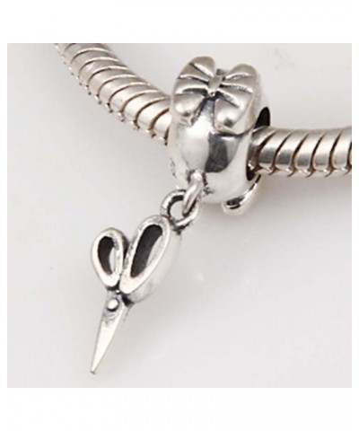 Hairstylist Hair Dresser Charm -for European Bracelet (Scissors) $10.01 Bracelets