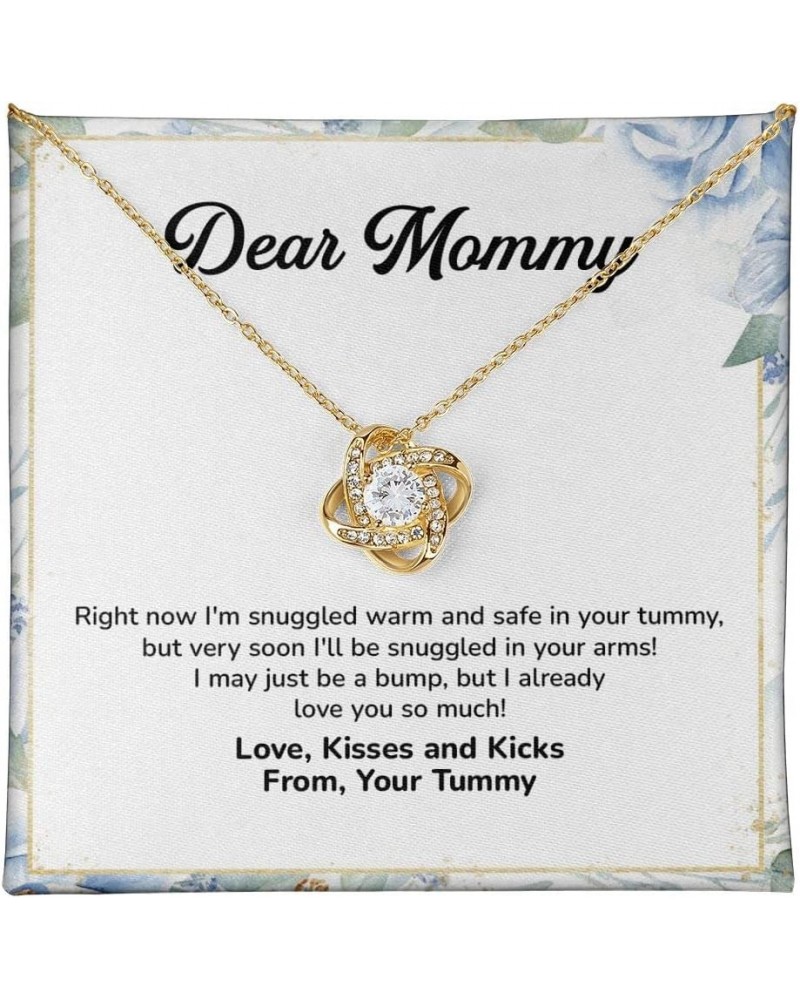 Dear Mommy Love From Your Tummy Necklace Gift For Wife, Mom To Be Necklace, Gift For Mommy To Be Necklace - From Your Tummy P...