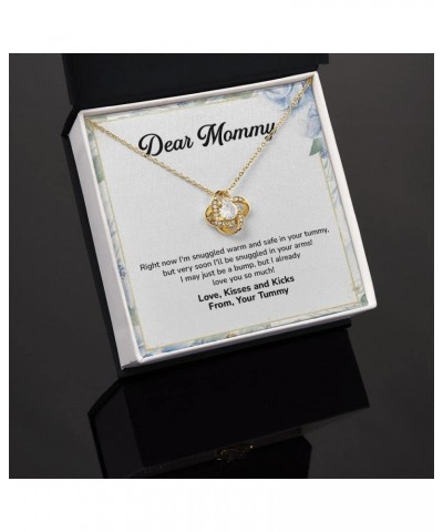 Dear Mommy Love From Your Tummy Necklace Gift For Wife, Mom To Be Necklace, Gift For Mommy To Be Necklace - From Your Tummy P...