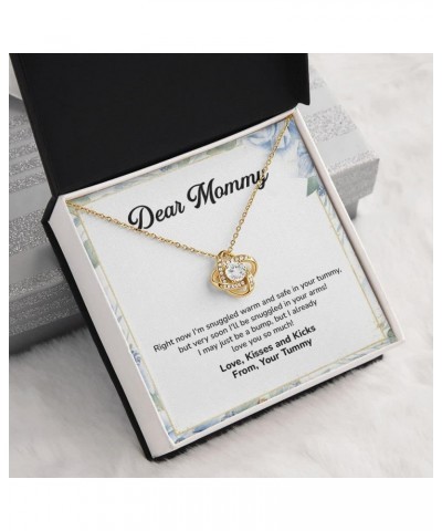 Dear Mommy Love From Your Tummy Necklace Gift For Wife, Mom To Be Necklace, Gift For Mommy To Be Necklace - From Your Tummy P...