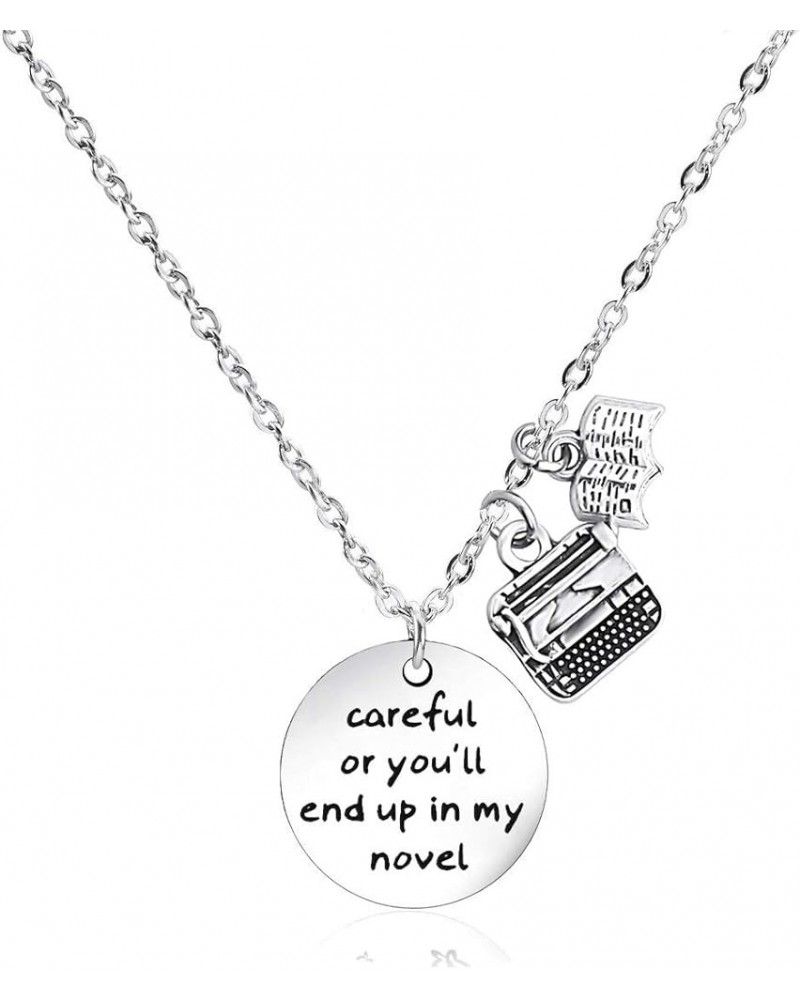 Writer Bracelet Author Bracelet Writer Gift Novelist Gift Careful Or Youll End Up In My Novel Jewelry Writing Gift Author Jew...