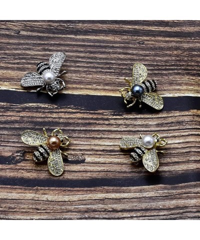 8 PCS Honey Bee Brooches Lapel Pins Crystal Insect Themed Bee Brooches for Women $10.59 Brooches & Pins