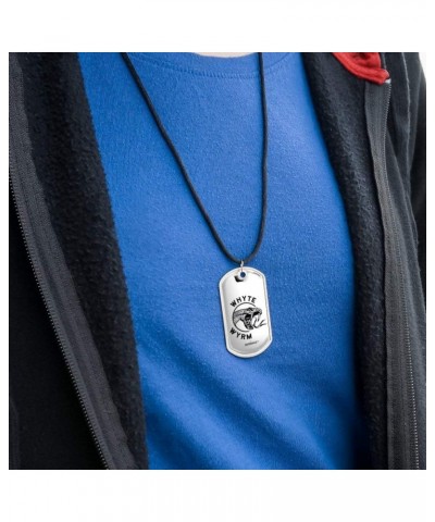 Riverdale The Whyte Wyrm Military Dog Tag Pendant Necklace with Cord $9.89 Necklaces