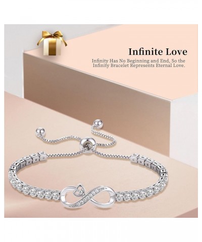 Birthday Gifts for Women Girls, Gifts for Women Birthday Unique Infinity Bracelets for Women 16th 30th 40th 50th 60th 70th 21...