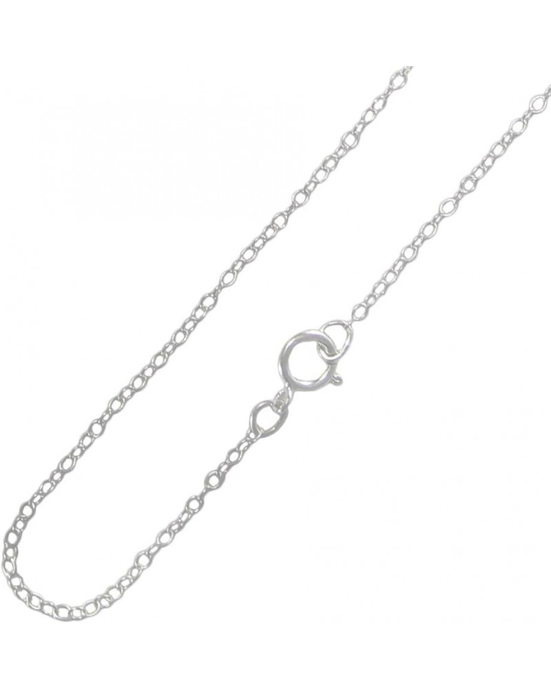 .925 Sterling Silver Chain, 1.1 mm Simple Cable Chain for Pendants (16-30 Inches) 20.0 Inches $7.53 Necklaces