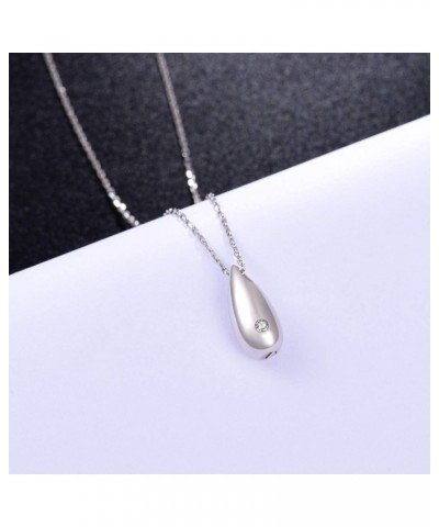 925 Sterling Silver Cremation Jewelry for Ashes Teardrop Keepsake Urn Pendant Necklace Memorial Jewelry for Women Gift $24.35...