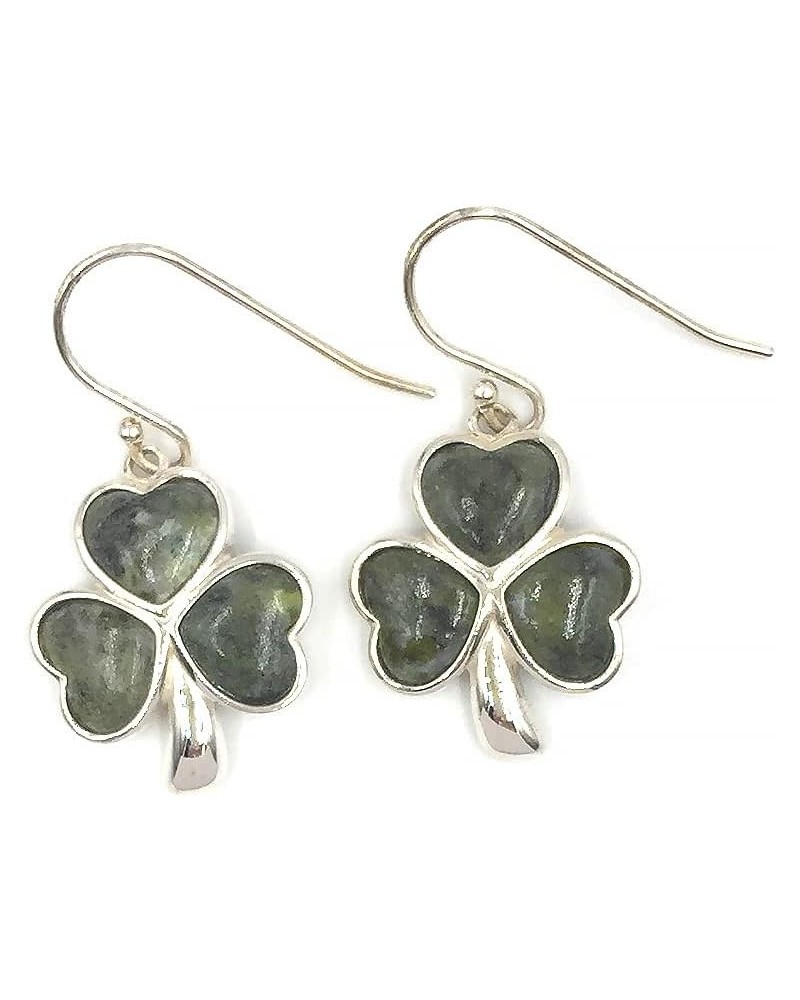 Irish Connemara Marble Shamrock Earrings 10443 $42.78 Earrings